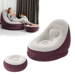 SOFT RELAX - Sofa Inflable con Puff