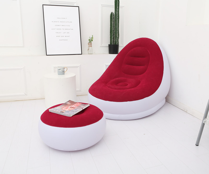 SOFT RELAX - Sofa Inflable con Puff