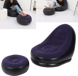 SOFT RELAX - Sofa Inflable con Puff